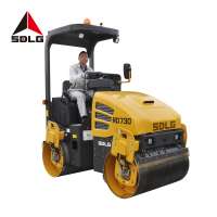 SDLG RD730 small 3ton hydraulic double drum Road Roller for Asphalt Roads